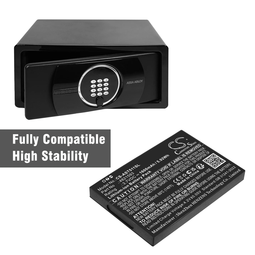 Kotiturvakameran akku Assa abloy CS-AST511SL