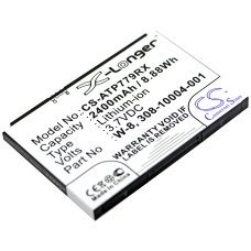 Yhteensopiva akun vaihto AT&T 308-10004-01,5200087,W-7,W-7A,W-7B...