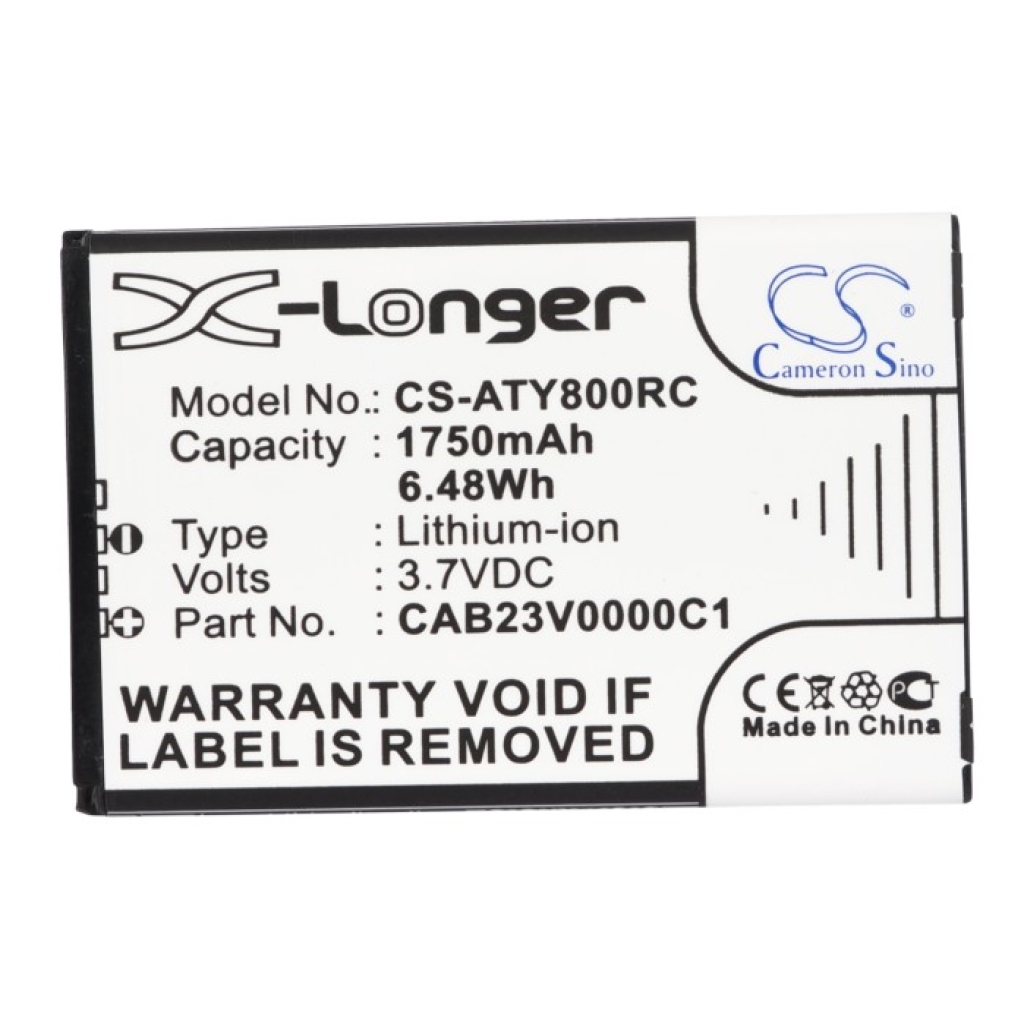 Yhteensopiva akun vaihto Alcatel CAB23V0000C1