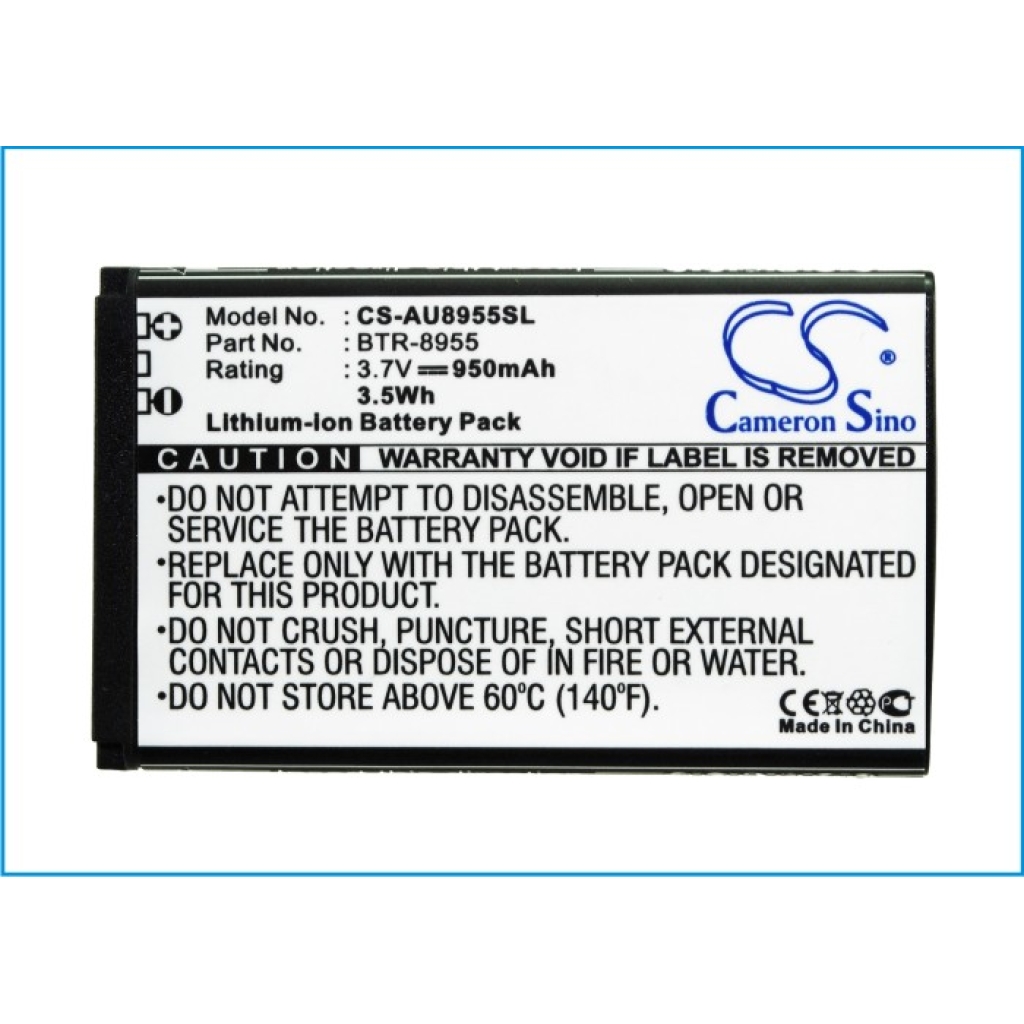 Yhteensopiva akun vaihto Audiovox BTR-8955