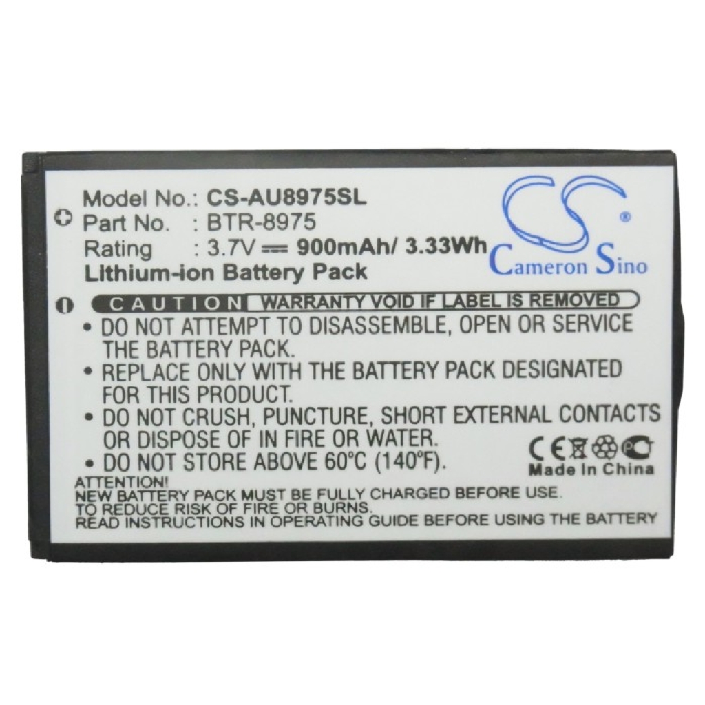Akku yhteensopiva Audiovox Pantech CS-AU8975SL