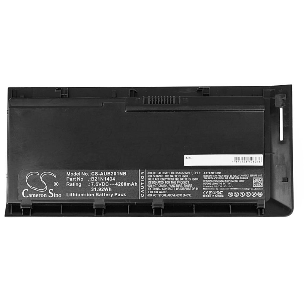 Yhteensopiva akun vaihto Asus B21N1404