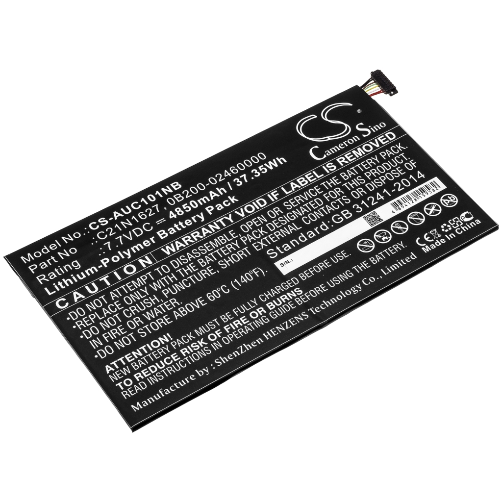 Yhteensopiva akun vaihto Asus 0B200-02460000,C21N1627