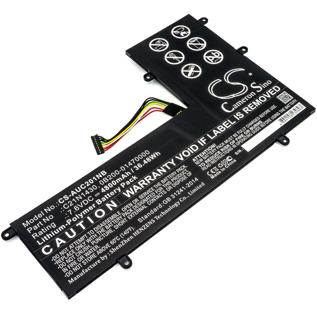 Yhteensopiva akun vaihto Asus 0B200-01470000,C21N1430