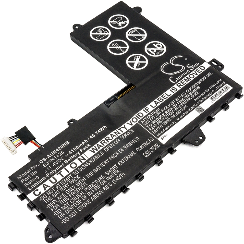 Yhteensopiva akun vaihto Asus 0B200-01400100,B31N1425