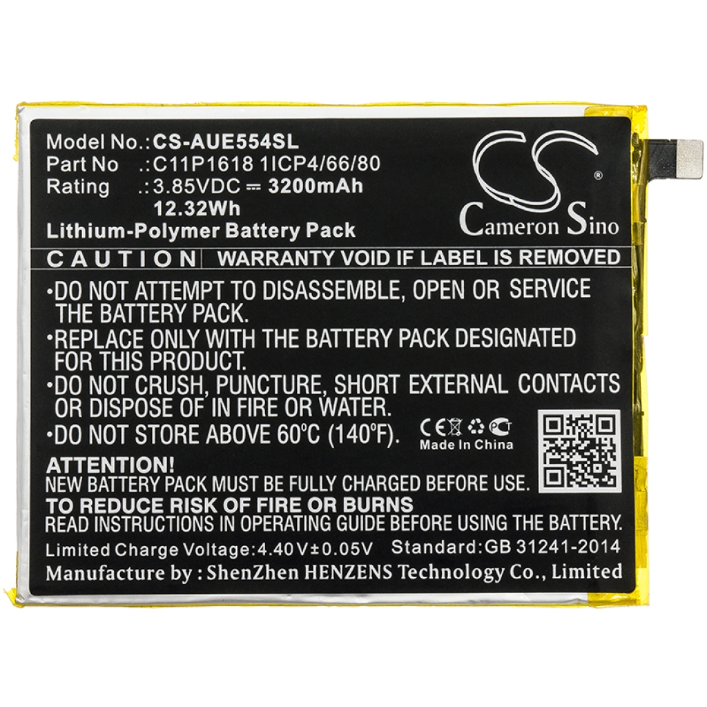 Akut Matkapuhelimen akku CS-AUE554SL