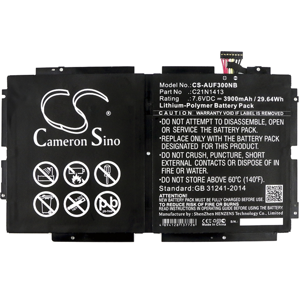 Yhteensopiva akun vaihto Asus C21N1413