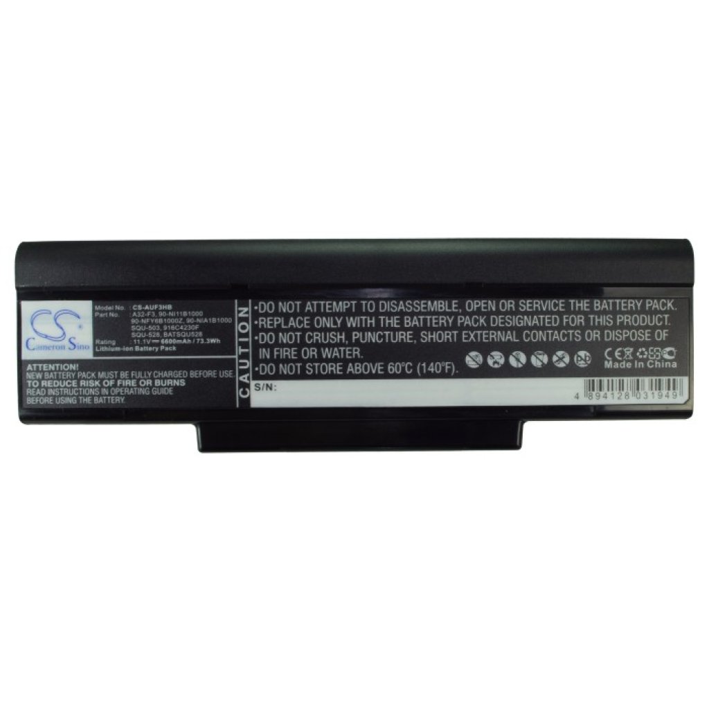 Notebook battery Sanyo CS-AUF3HB