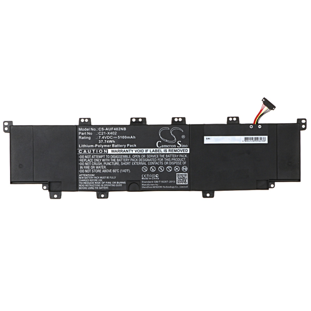 Yhteensopiva akun vaihto Asus C21-X402