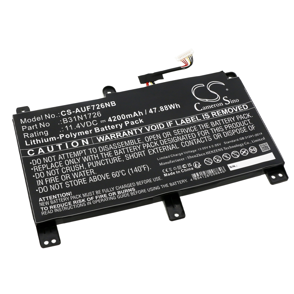Kannettavan tietokoneen akku Asus CS-AUF726NB