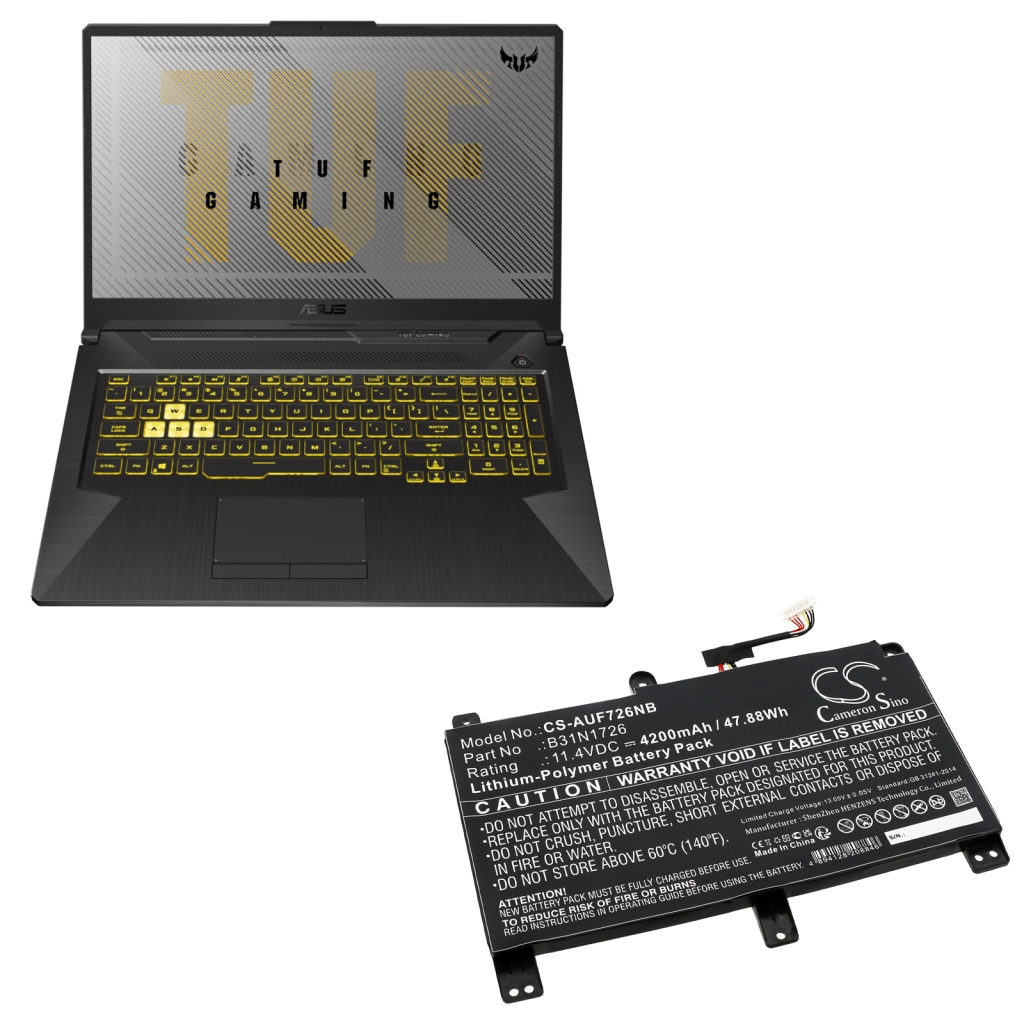 Akku –lle Asus FX504GM-WH51