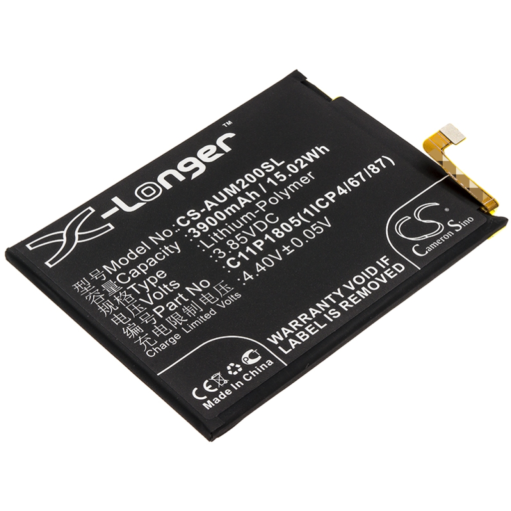 Yhteensopiva akun vaihto Asus C11P1805(1ICP4/67/87)