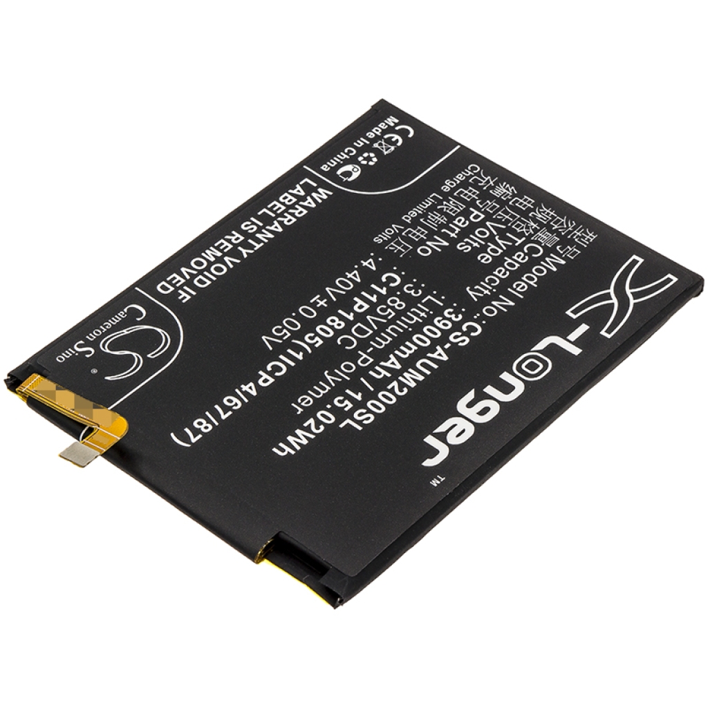 Yhteensopiva akun vaihto Asus C11P1805(1ICP4/67/87)