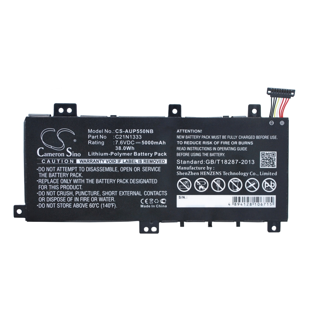 Kannettavan tietokoneen akku Asus CS-AUP550NB