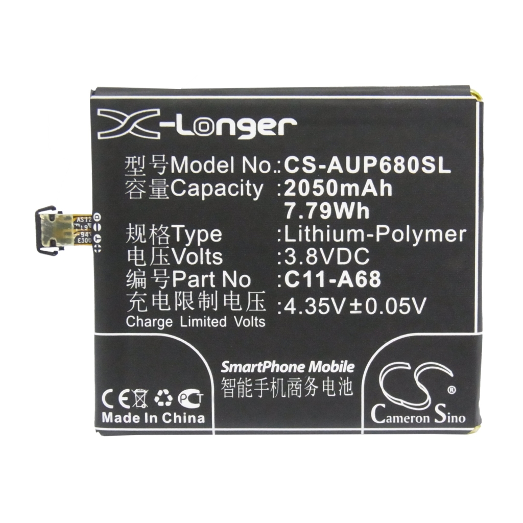 Yhteensopiva akun vaihto Asus C11-A68