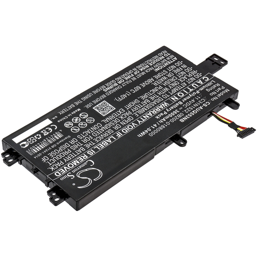 Yhteensopiva akun vaihto Asus 0B200-01880000,C31N1522