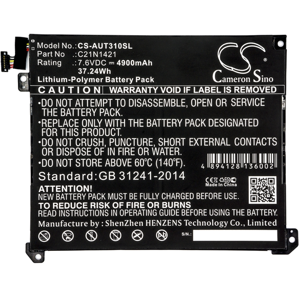 Tabletin akku Asus CS-AUT310SL