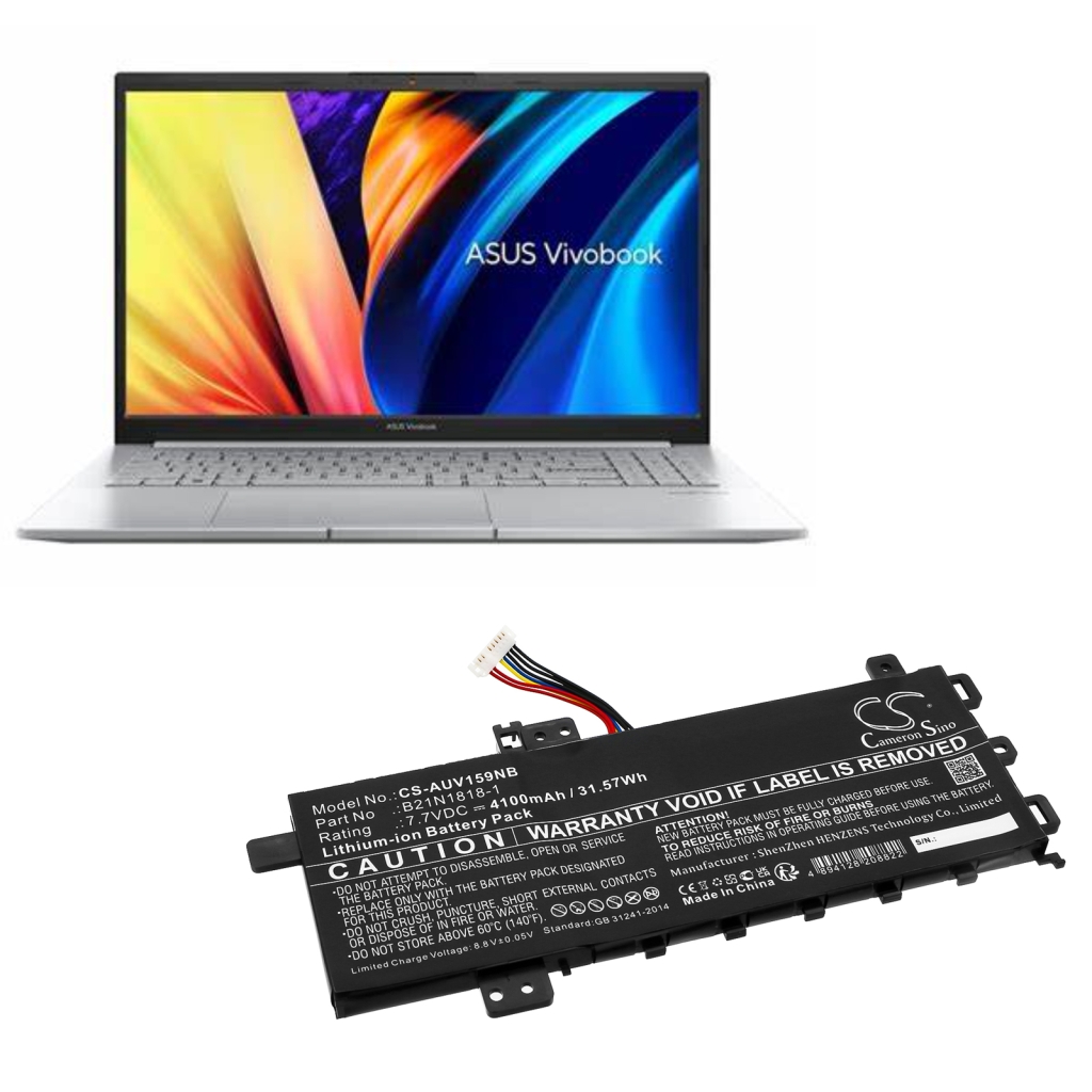 Yhteensopiva akun vaihto Asus B21N1818-1