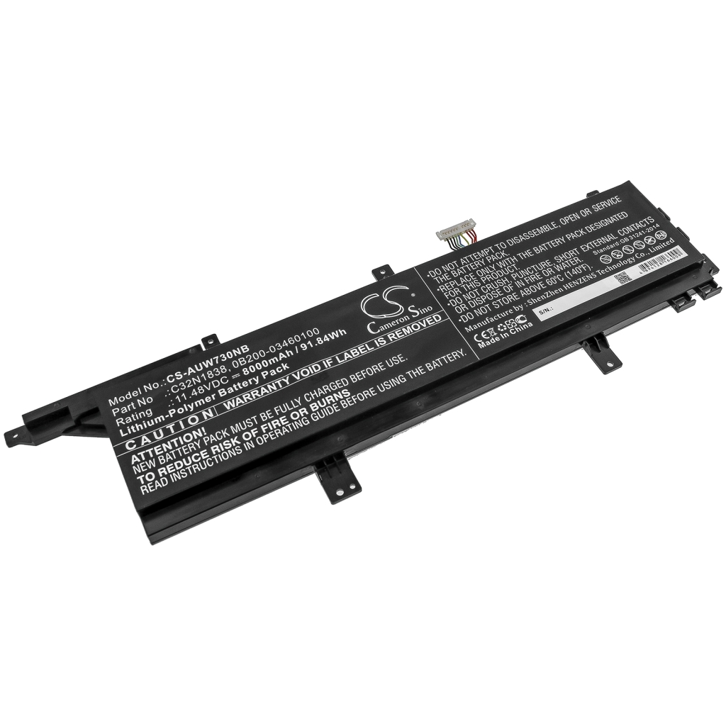 Yhteensopiva akun vaihto Asus 0B200-03460100,C32N1838