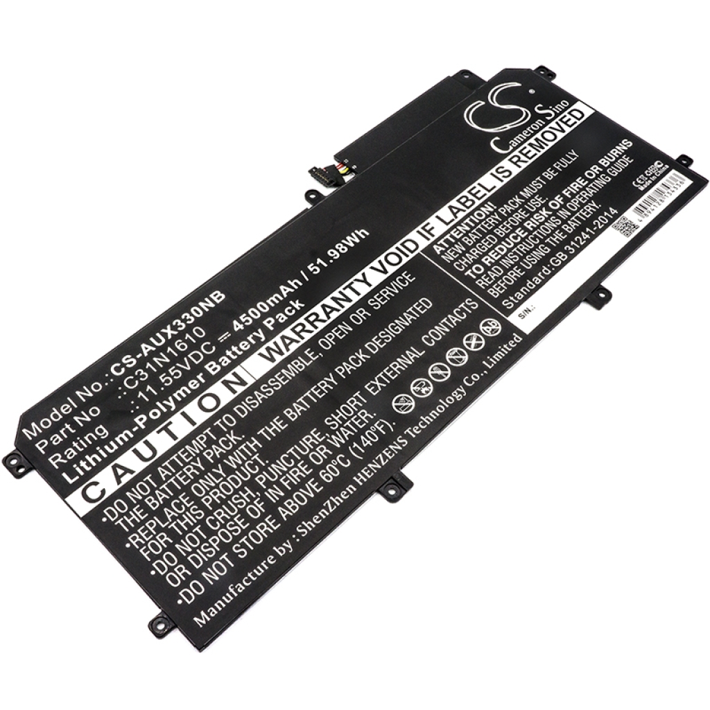Yhteensopiva akun vaihto Asus 0B200-02090100,C31N1610