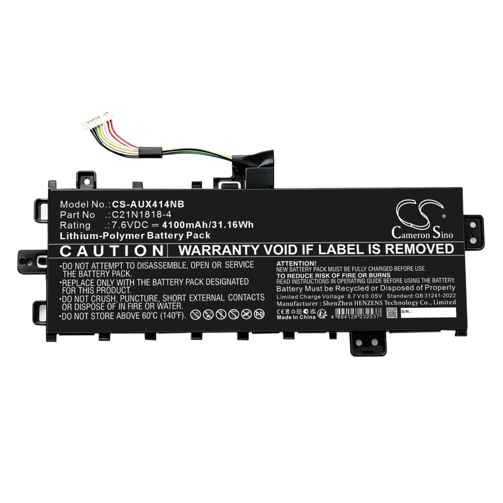 Akku Korvaa Asus C21N1818-4