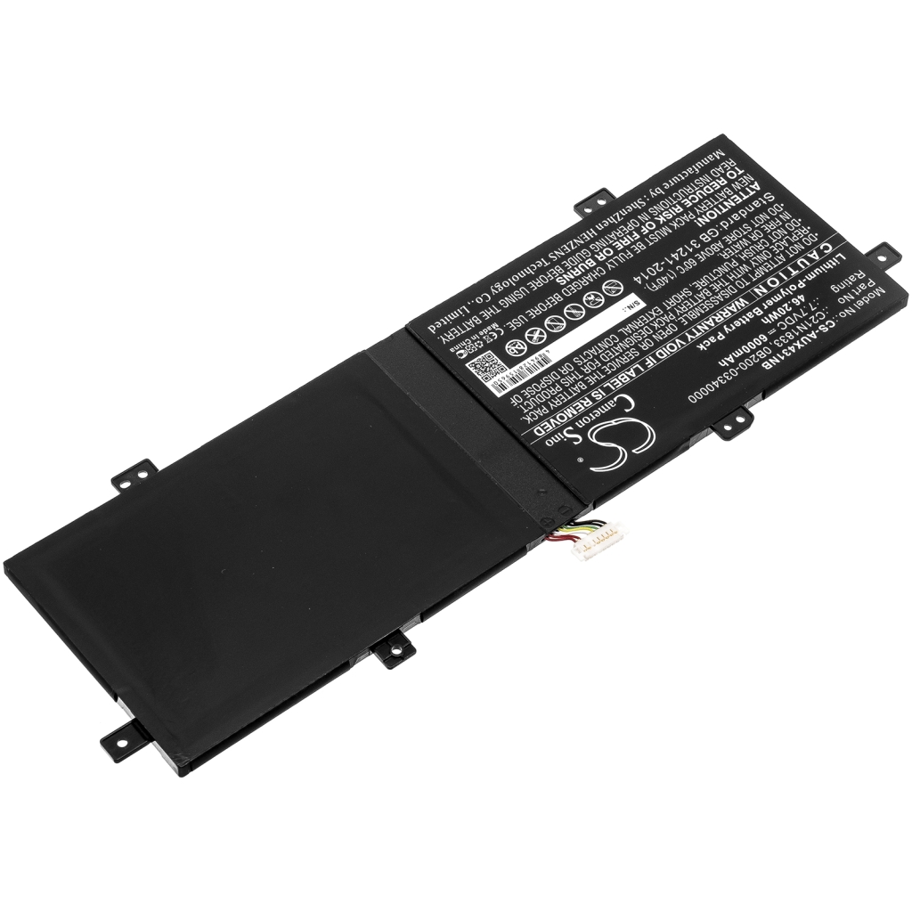Yhteensopiva akun vaihto Asus 0B200-03340000,C21N1833