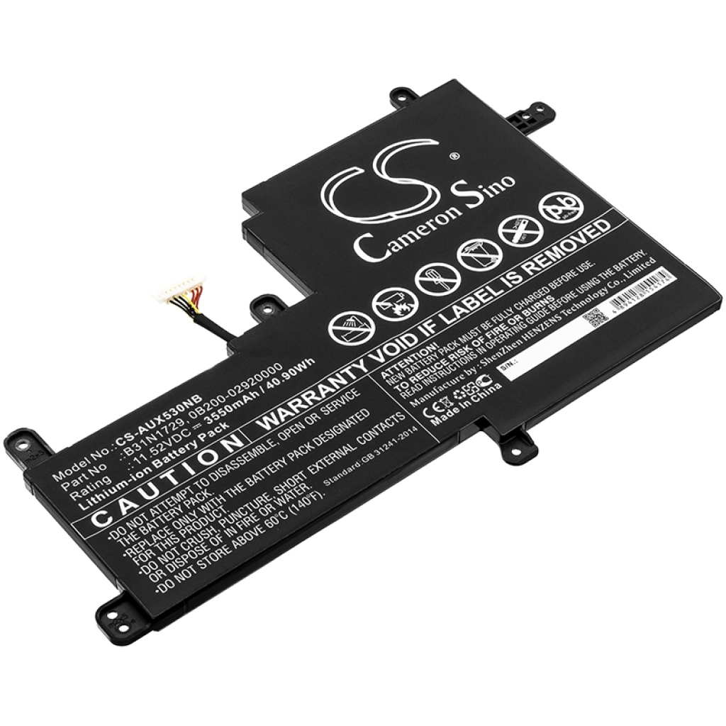 Yhteensopiva akun vaihto Asus 0B200-02920000,B31N1729