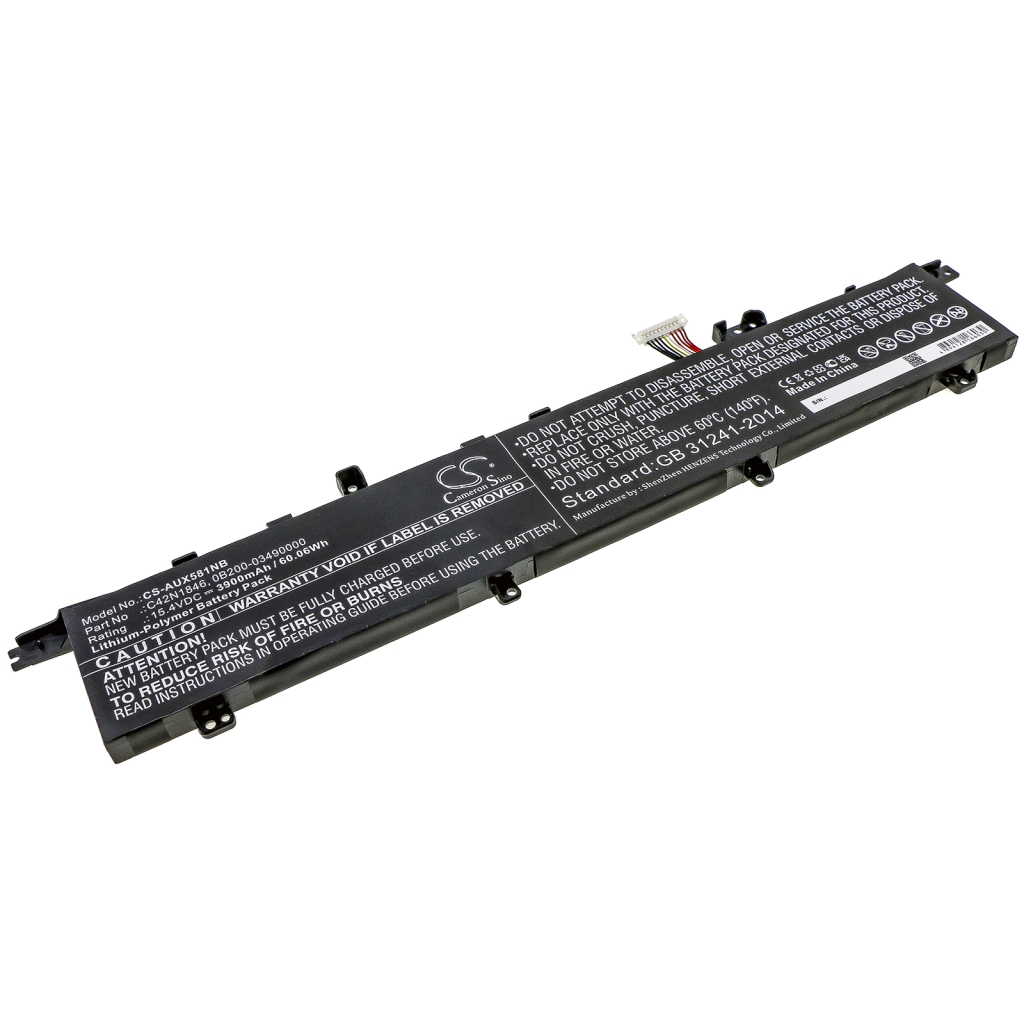 Yhteensopiva akun vaihto Asus 0B200-03490000,C42N1846
