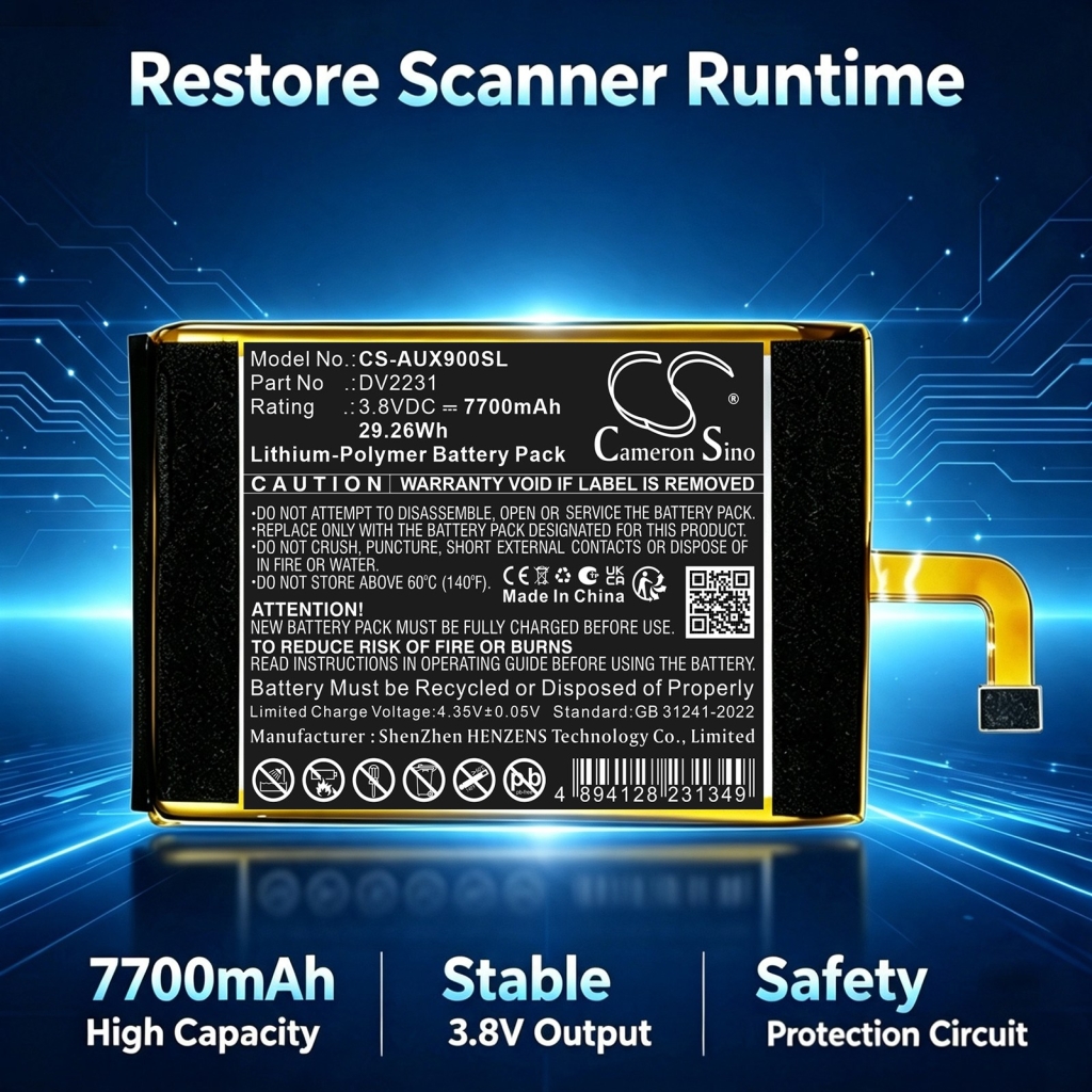 Battery compatible with Autel