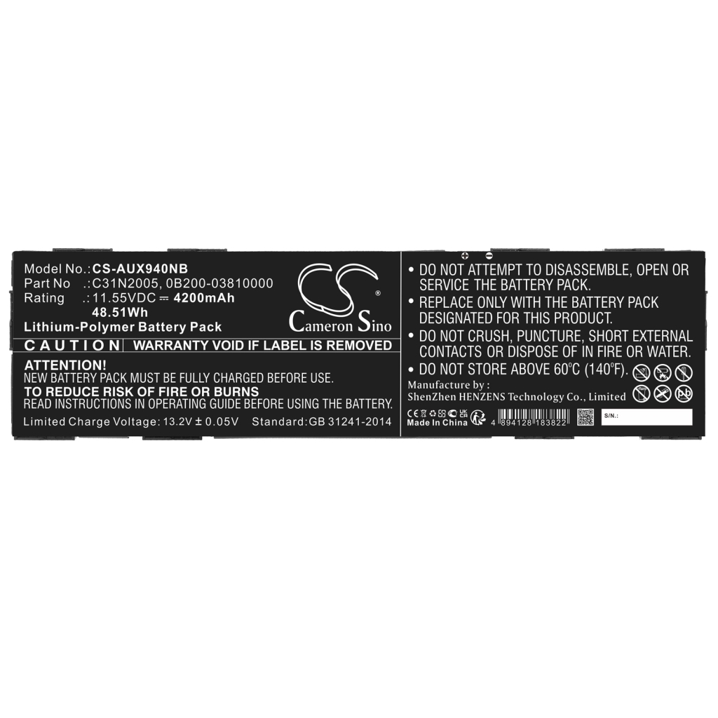 Asus Chromebook CX9 CX9400CEA-KC0085