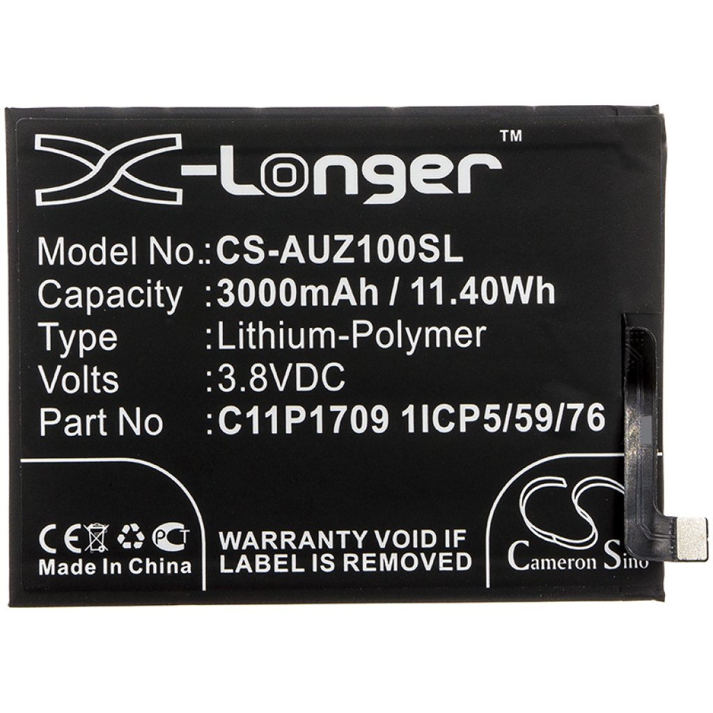 Yhteensopiva akun vaihto Asus C11P1709 1ICP5/59/76