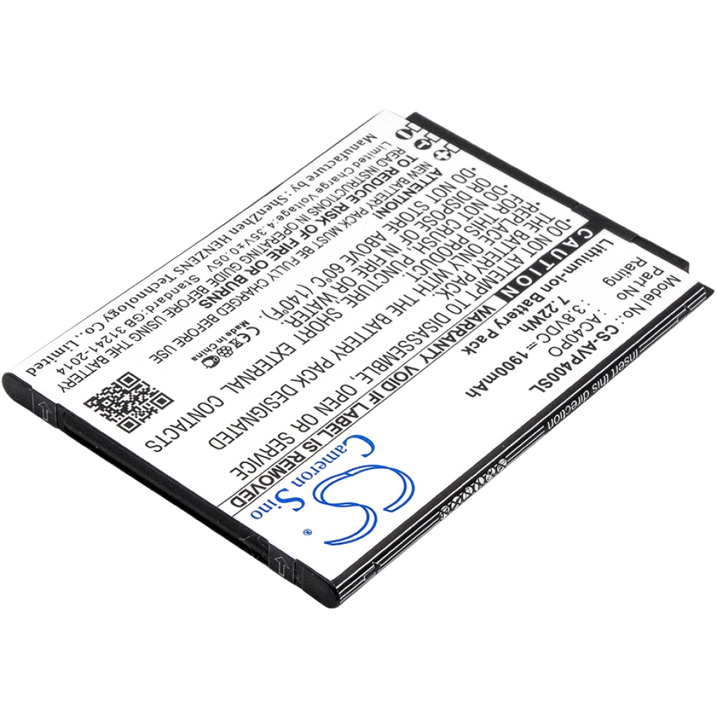 Yhteensopiva akun vaihto Archos AC40PO,BS975