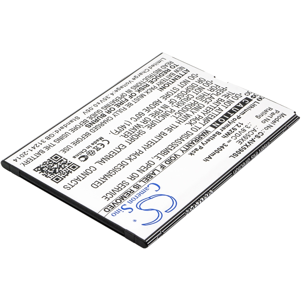 Yhteensopiva akun vaihto Archos AC59XE