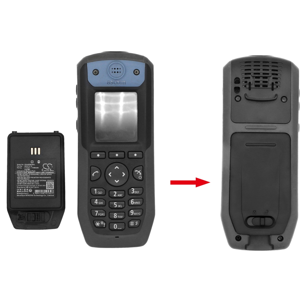 Langattoman puhelimen akku DeTewe DT413 (CS-AYD810CL)