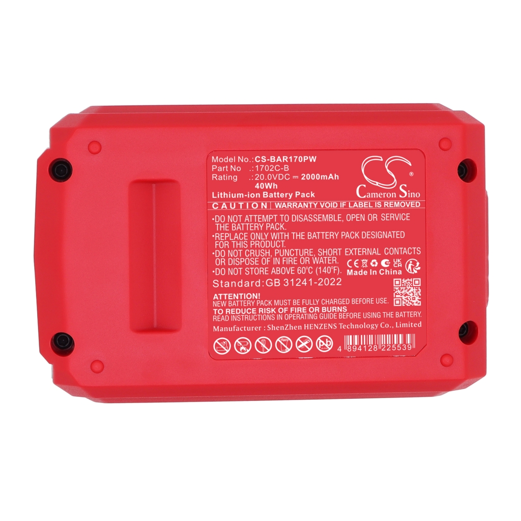 Battery Replaces Bauer 1908C-B