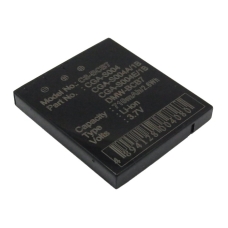 Yhteensopiva akun vaihto Panasonic CGA-S004,CGA-S004A,CGA-S004A/1B,CGA-S004E/1B,DMW-BCB7