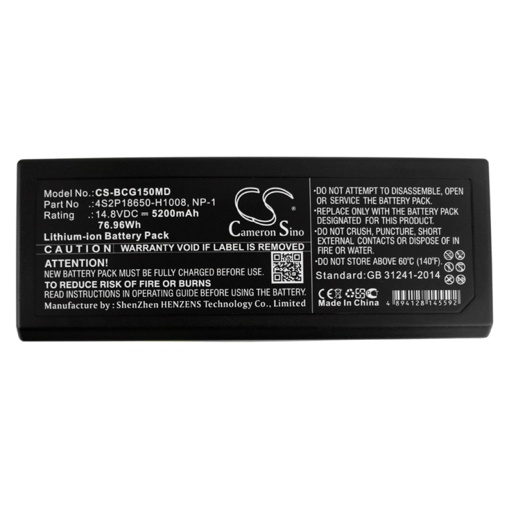Akut Kameran akku CS-BCG150MD