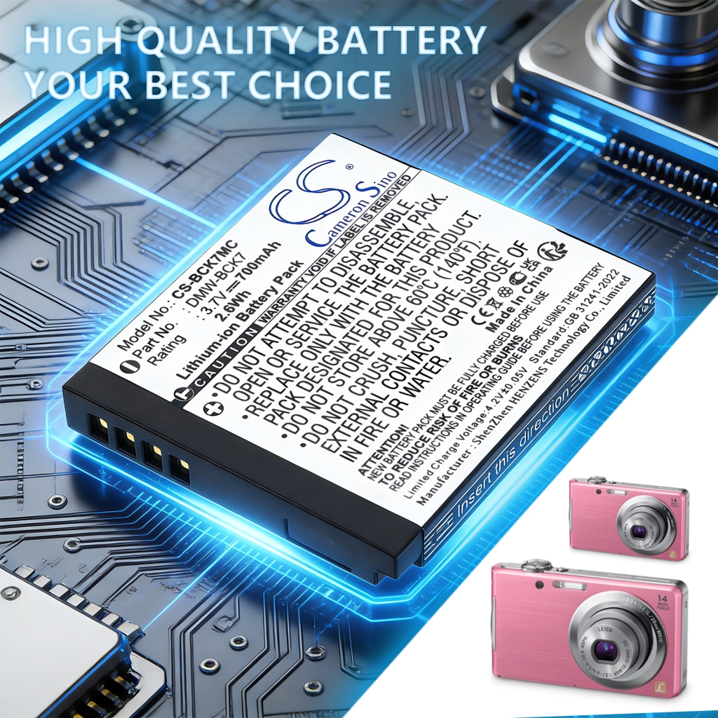 Akku –lle Panasonic Lumix DMW-FX80K