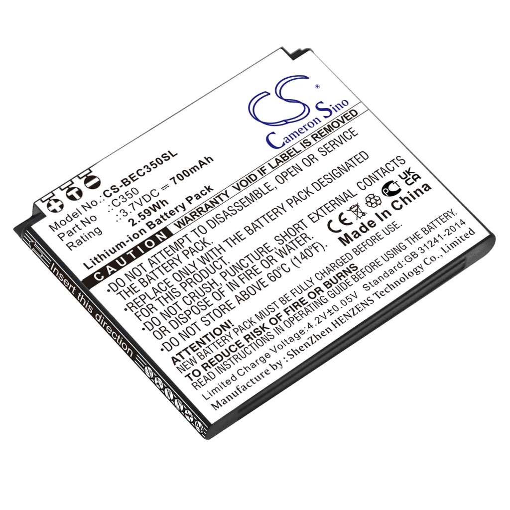 Akut Matkapuhelimen akku CS-BEC350SL