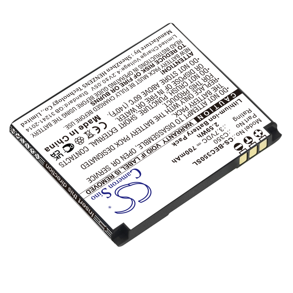 Akut Matkapuhelimen akku CS-BEC350SL