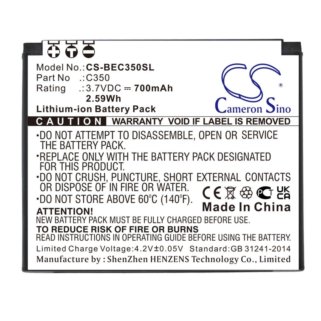 Akut Matkapuhelimen akku CS-BEC350SL