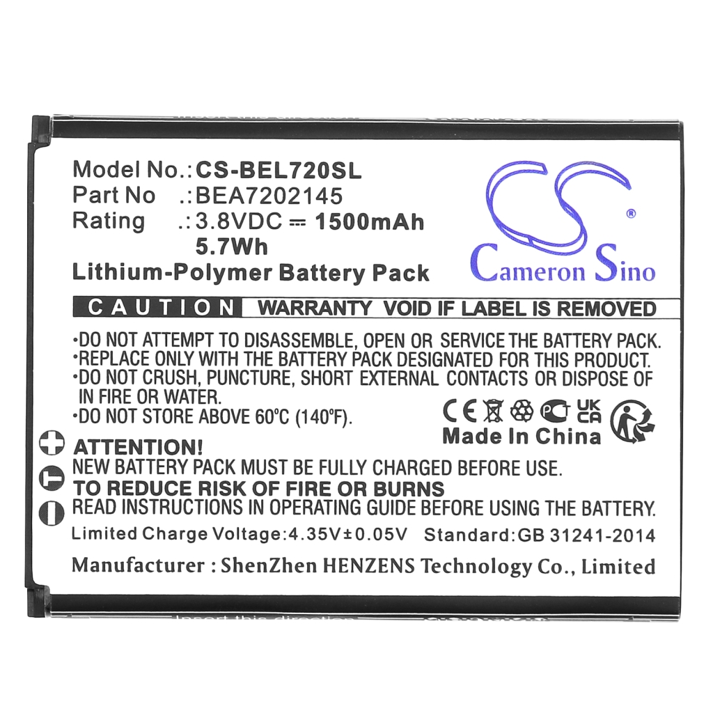 Akut Matkapuhelimen akku CS-BEL720SL