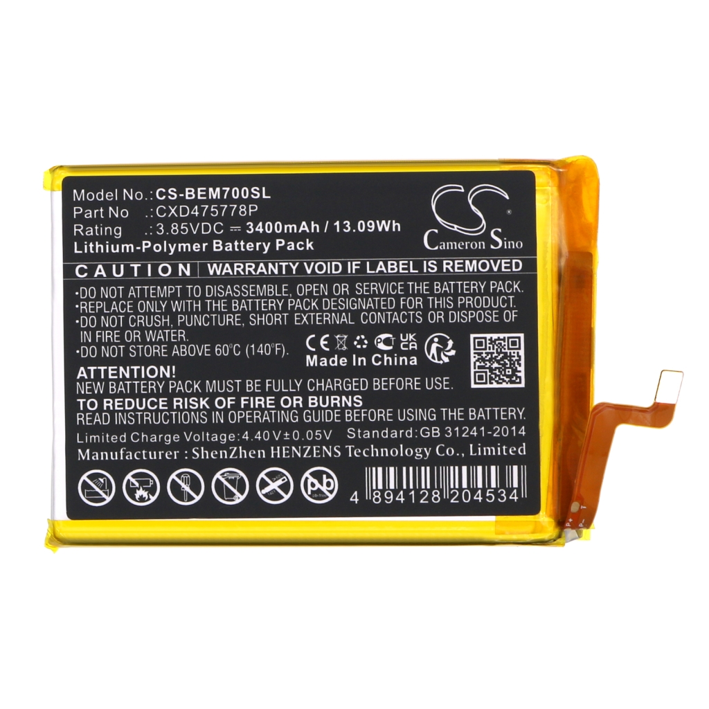 Akut Matkapuhelimen akku CS-BEM700SL