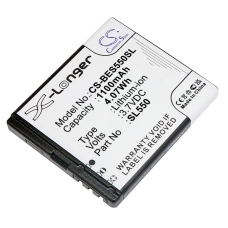 Yhteensopiva akun vaihto Bea-fon SL550