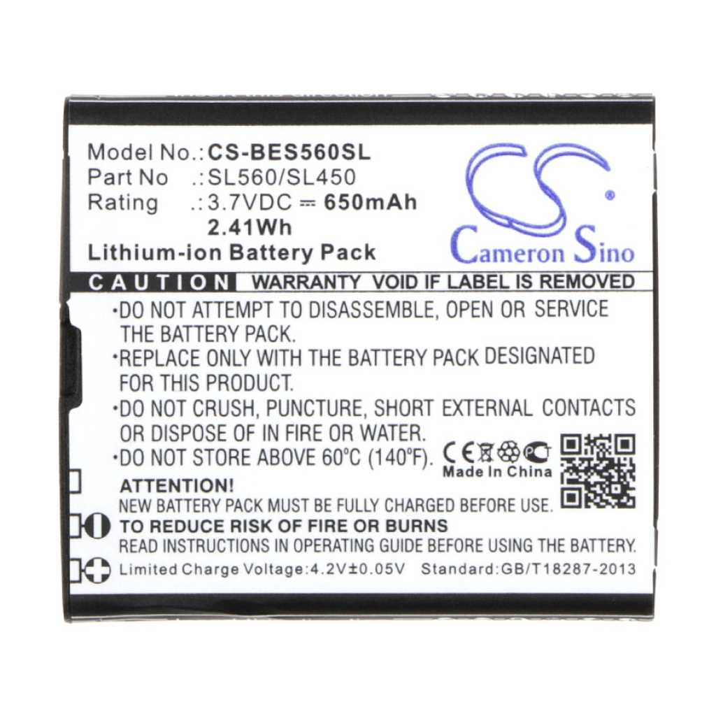 Yhteensopiva akun vaihto Bea-fon SL560/SL450
