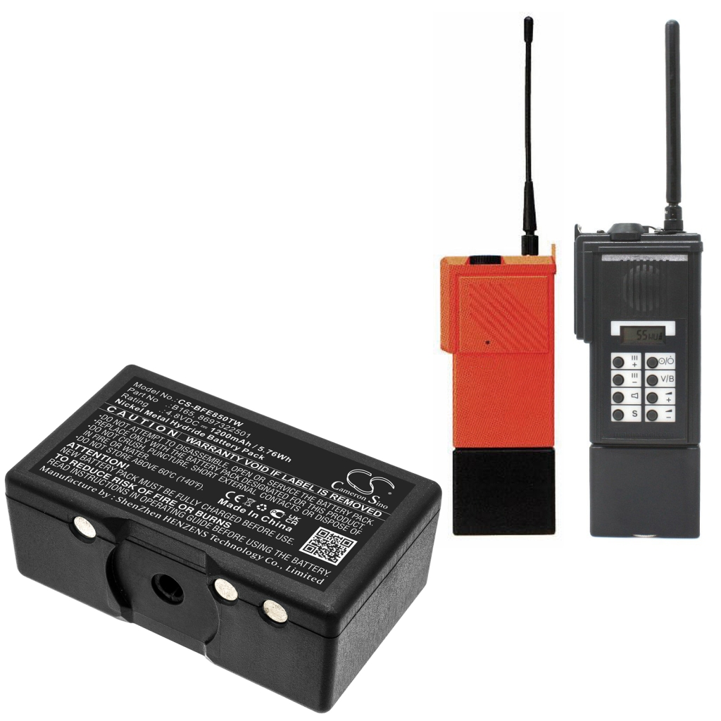 Kaksisuuntaisen radion akku Ascom CS-BFE850TW