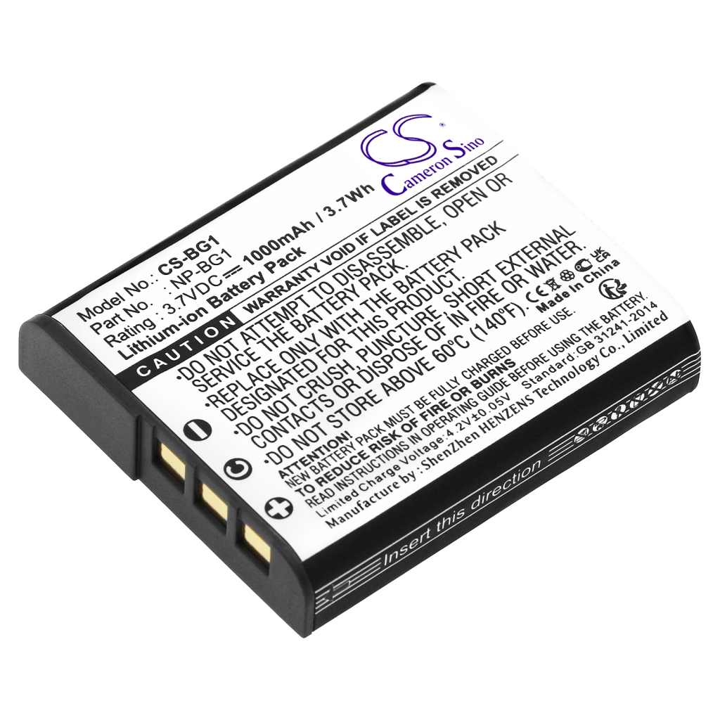 Akut Kameran akku CS-BG1