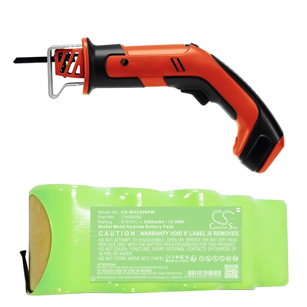 Teollisuusakku Black & decker CS-BHC600PW