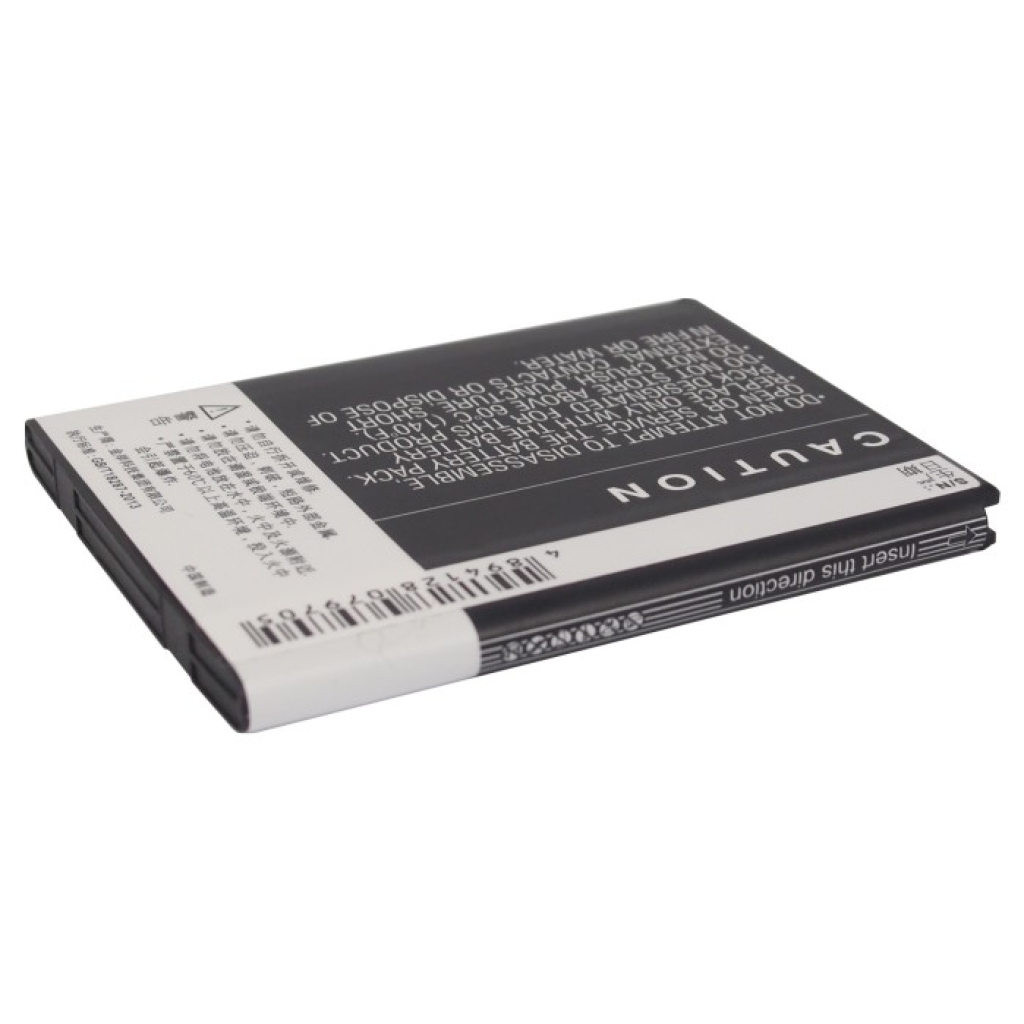CS-BKE300SL — back black side, bilingual caution text, barcode strip