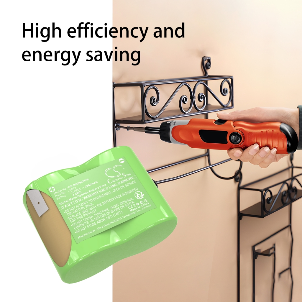 Battery industrial Black & decker CS-BKS907PW